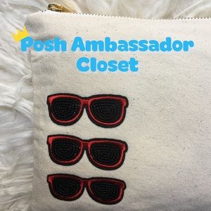 4/$10 Catch-All Travel Canvas Pouch